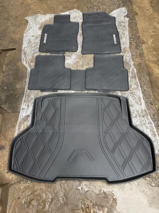 Honda Civic Complete Floor Trunk Mat 2016 to 2022 · Photo 1
