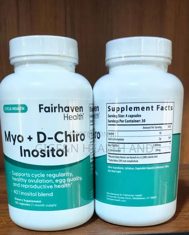 Myo + D- Chiro Inositol, 120 Capsules (2028expiry) · Photo 1