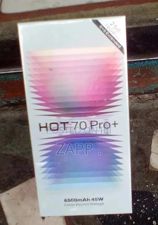 New Infinix Hot 70 Pro 5G+ 256 GB Gold · Photo 1