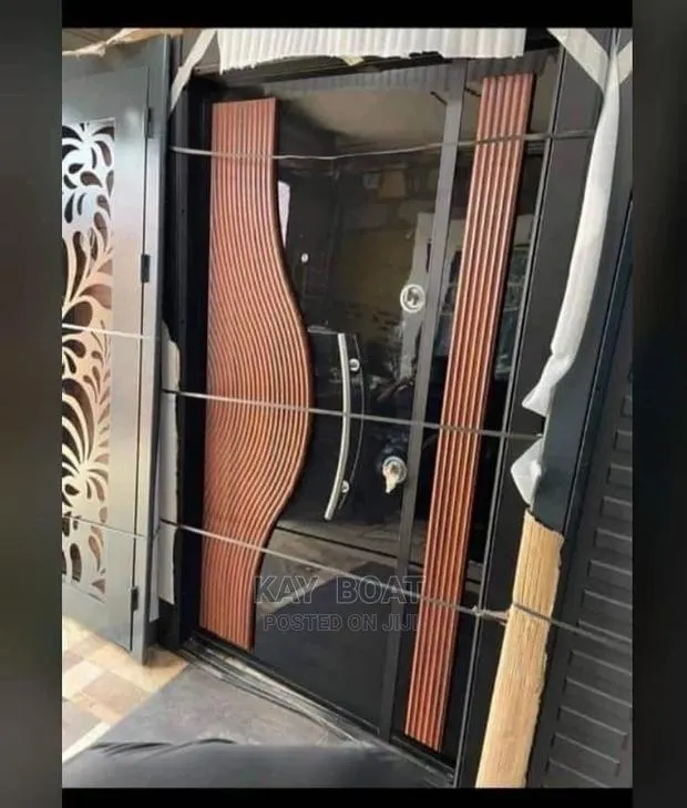 A Double Armored Security Door With All Accessories · Photo 1