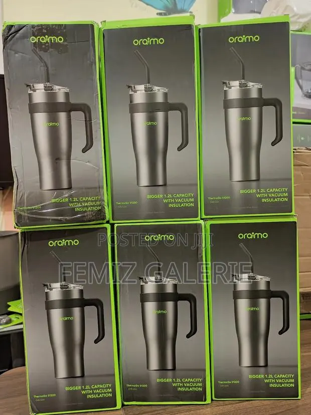 Oraimo Thermogo S1200 1.2l Extra Large Insulated Water Bottle · Photo 1