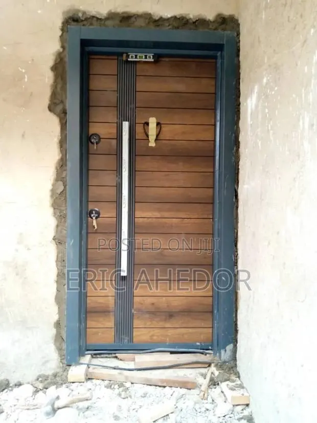 Heavy Bullets Proof Quality Wood Design Security Door Al · Photo 1