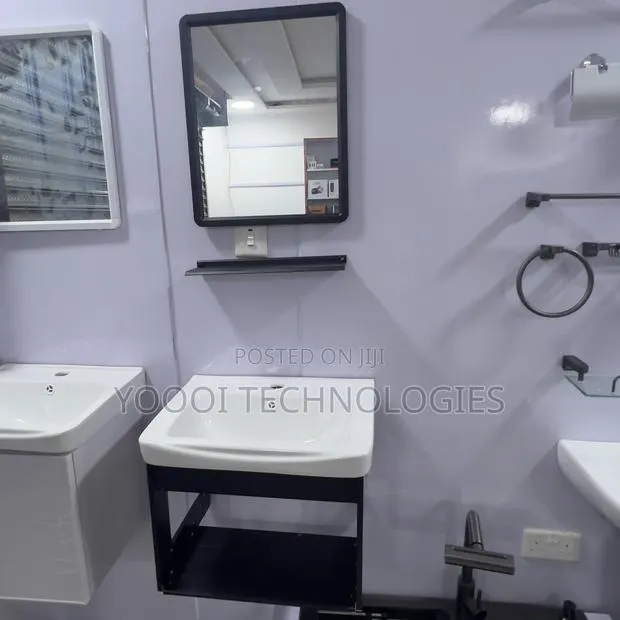 Cabinet Basin With Mirror and Tray · Photo 1