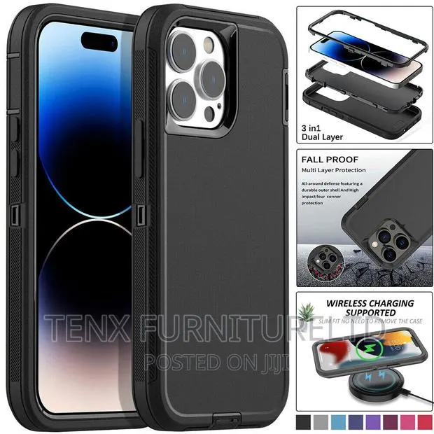 Apple iPhone 15 14 13 12 11 Series Defender / Armour Case · Photo 1