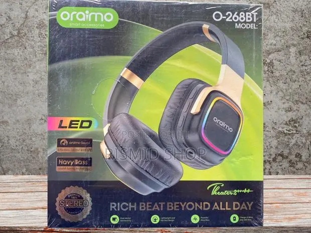 Oraimo O-268bt Led Wireless Headphones · Photo 1