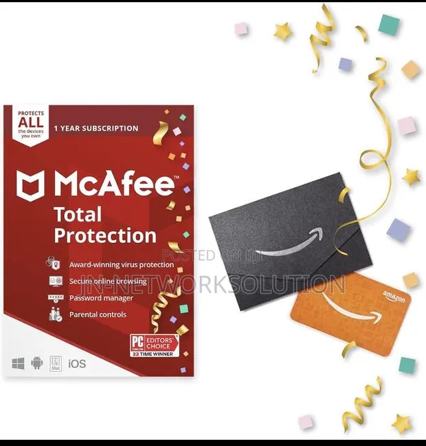 McAfee Antivirus Total Protection 1 Year Unlimited Device Global · Photo 1