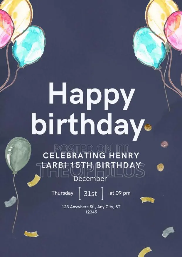 Birthday Flyer · Photo 1
