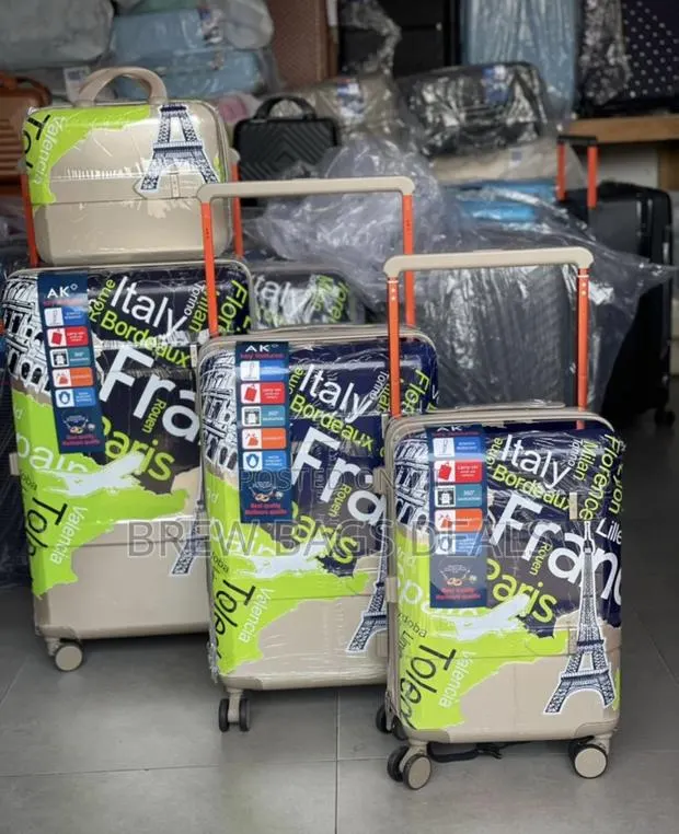 Original Ak 4set Designer Wide Handle Anticrack Suitcase. · Photo 1