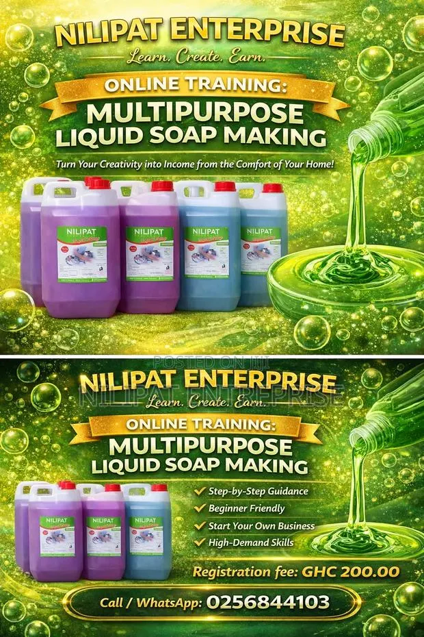 Multipurpose Liquid Soap Training Course · Photo 1