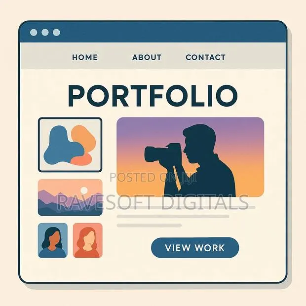 Portfolio Website For Creatives Freelancers · Photo 1