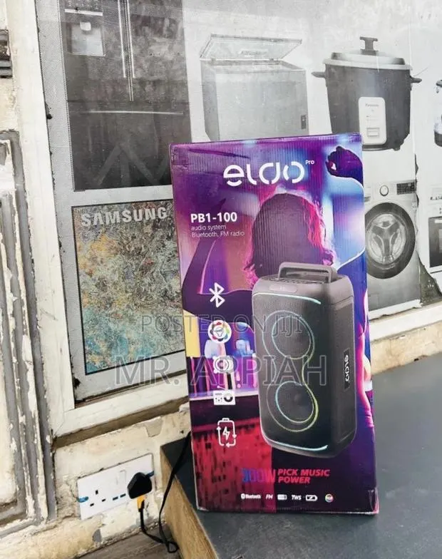 Order Authentic Eldo Pb1-100 Double 6,5" Portable Bluetooth Speaker. · Photo 1