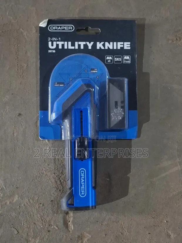 Draper 2-in-1 Utility Knife Scraper Stock No. 29730 · Photo 1