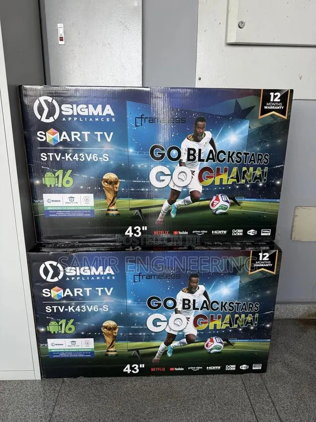 Sigma Smart Standing Led Tv 43 Inch 1080 Fullhd Frameless · Photo 1