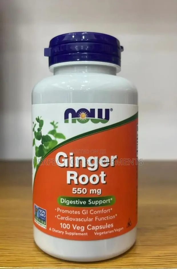 Ginger Root 550 Mg Veg Capsules Digestive Support* · Photo 1
