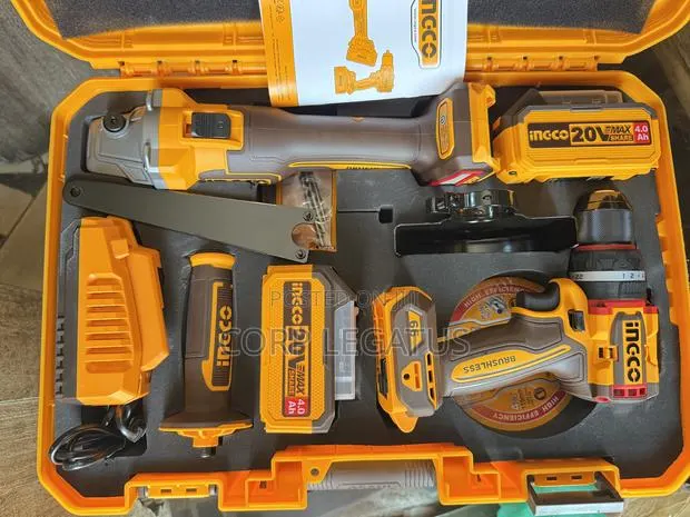 Ingco 2 in 1 Combo Cordless Impact Drill and Grinder · Photo 1