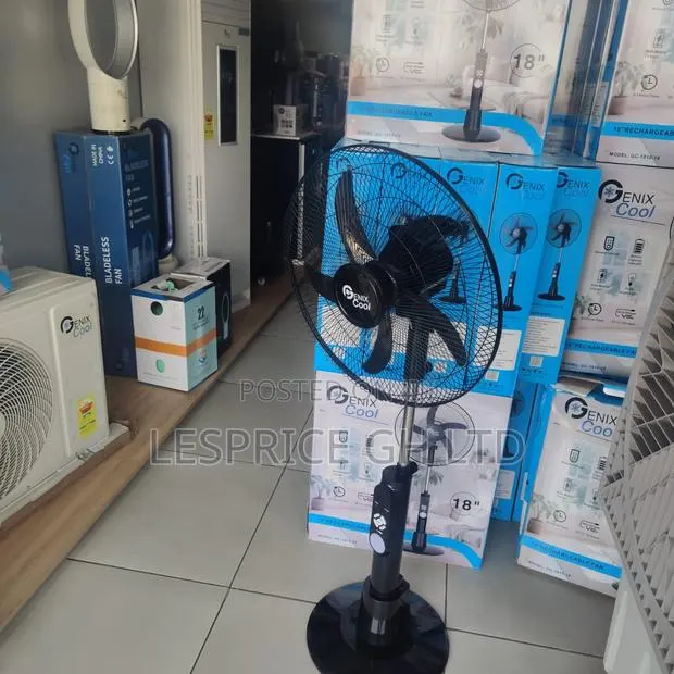 Genix Cool 18" Rechargeable Fan · Photo 1