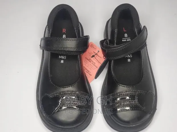 Marks Spencer Girls Black School Shoes · Photo 3