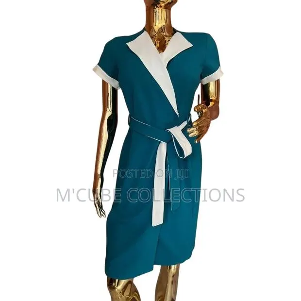 Teal Chic Wrap Dress · Photo 1