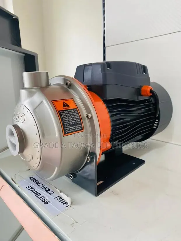 3 Horsepower Leo Stainless Water Pump · Photo 1