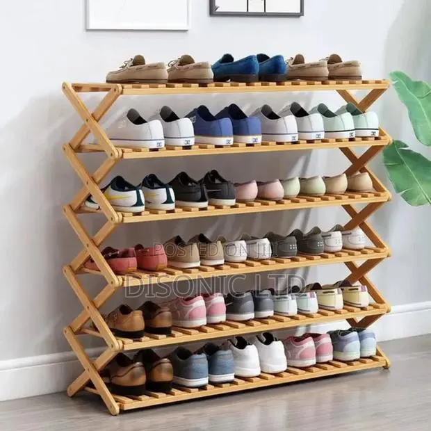 Wooden Folding Shoe Rack · Photo 1