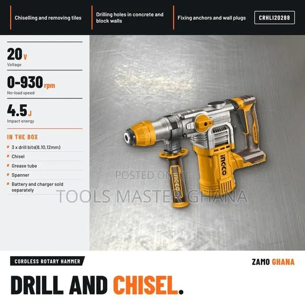 CRHLI20288 Ingco Rotary Hammer · Photo 1