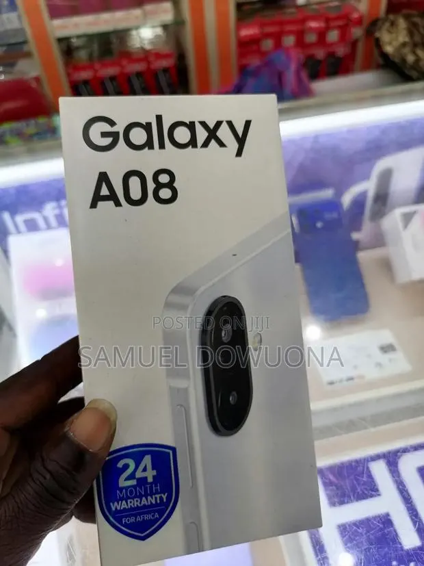 New Samsung Galaxy A08 64 GB Black · Photo 1