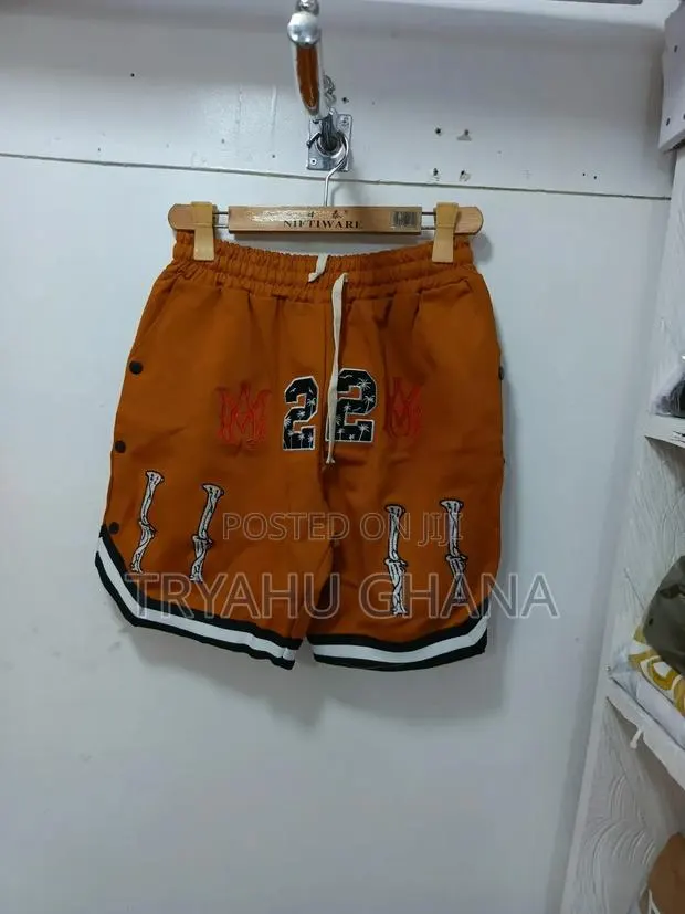 Amiri Brown Summer Casual Shorts Available Now at Tryahu · Photo 1