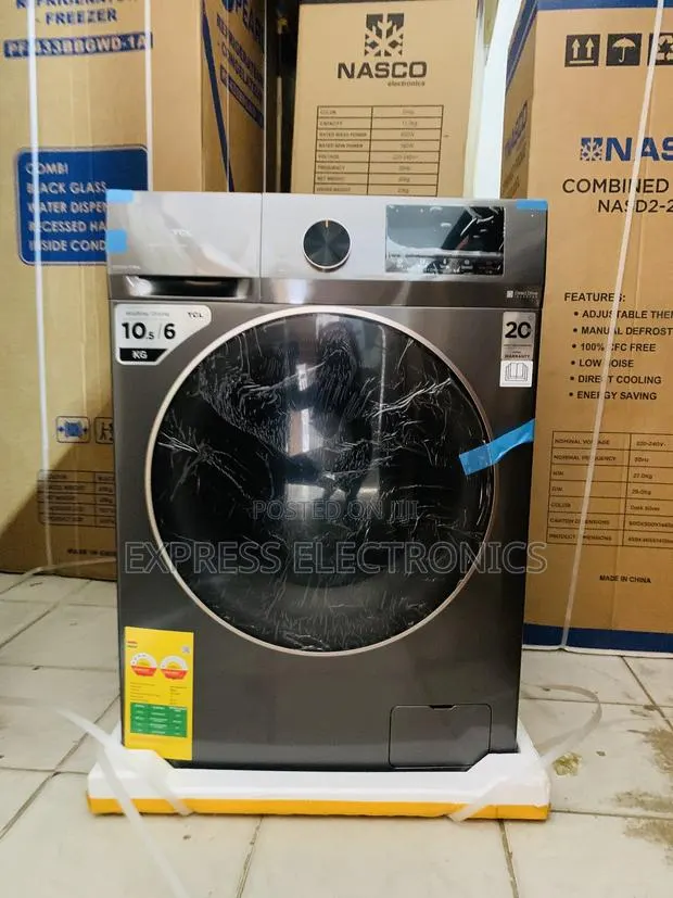 Best Buy Fir Less TCL-front Load Washer-10.5kg & Dryer-6kgs-C211wdg · Photo 1