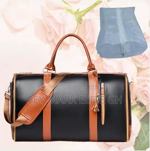 2 in 1 Quality Leather Convertible Duffle Bag · Photo 1