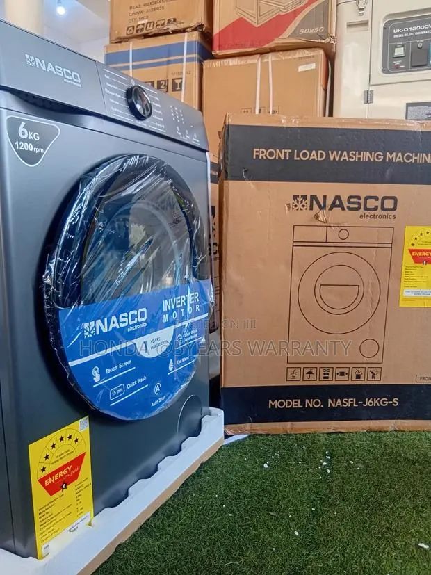 Nasco Front Load Washer 6kg – Compact Efficient Laundry Solution · Photo 1