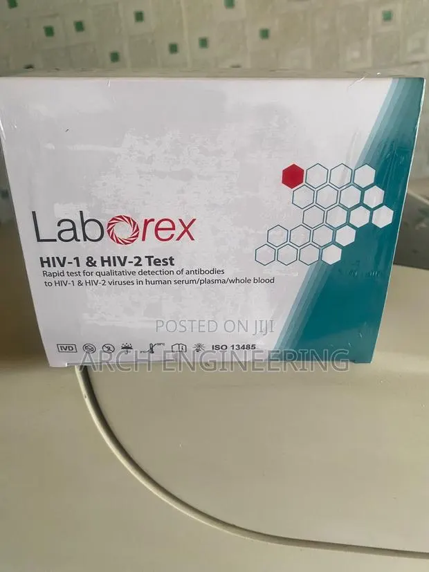 Hiv Diagnostic Rapid Test Kit- Cassette Type (Laborex)-25 Tests · Photo 1