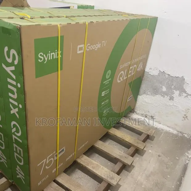Syinix 75 Inch Qled Smart Tv · Photo 1