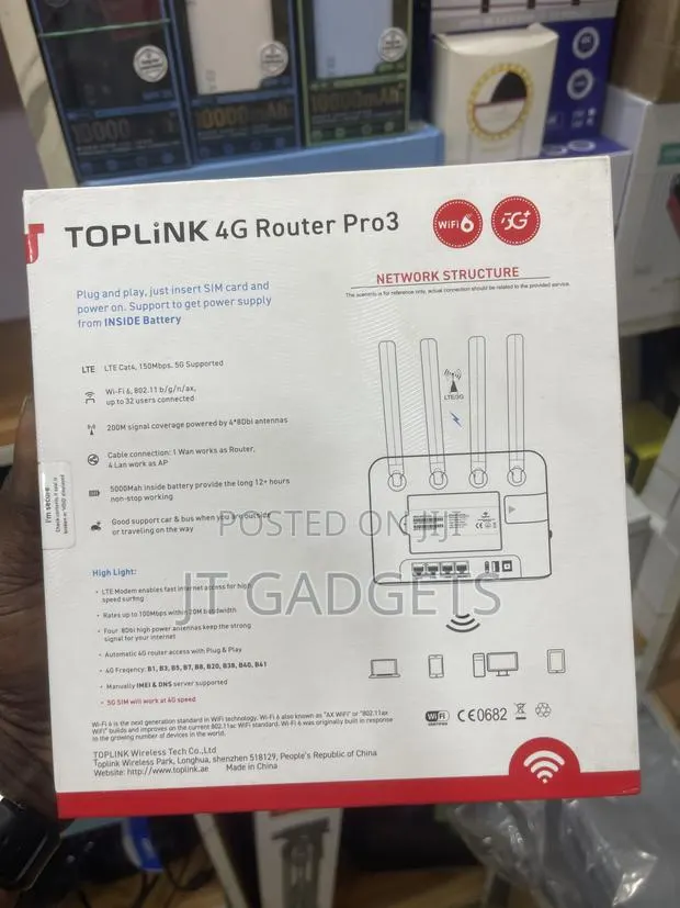 TOPLiNK 4G Router Pro3 (Portable WiFi 6 Router) · Photo 2