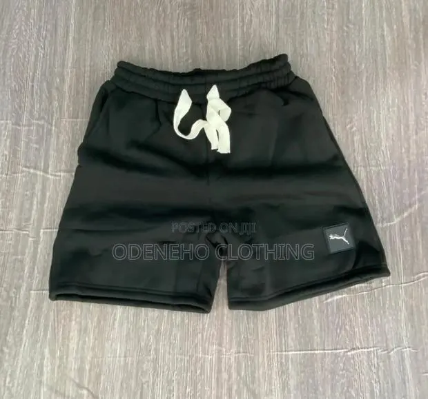 Black Puma Woolen Shorts · Photo 1