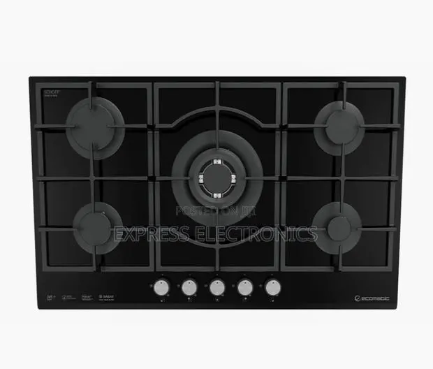 Ultra Sleek Midea 90Gq095 Built-in Gas Stove, 5 Burners, 60X50 Cm - · Photo 1