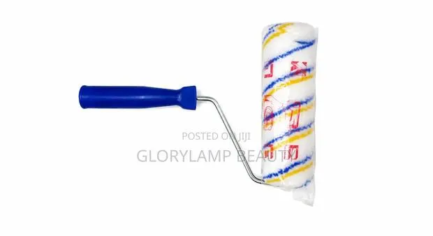 Textured Paint Roller With Plastic Handle – Even Paint Application · Photo 1