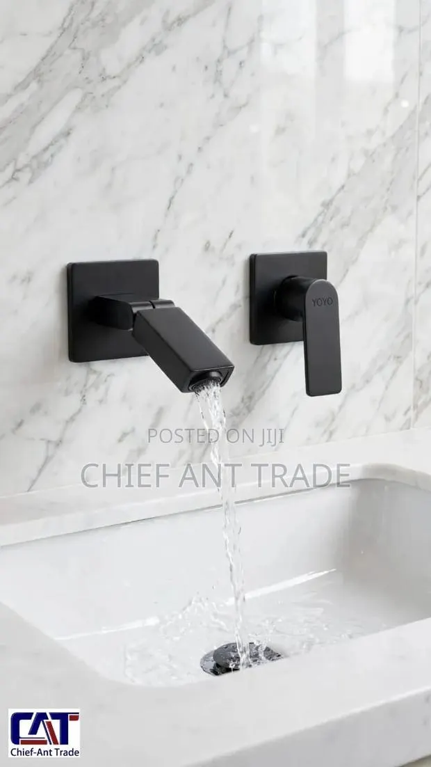 Concealed Wall Faucet Tap Black 6039h · Photo 1