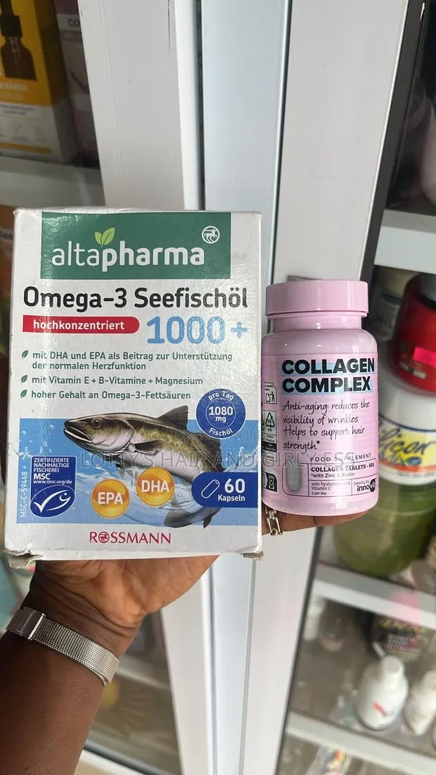 Omega 3 Capsules + Collagen Complex · Photo 1