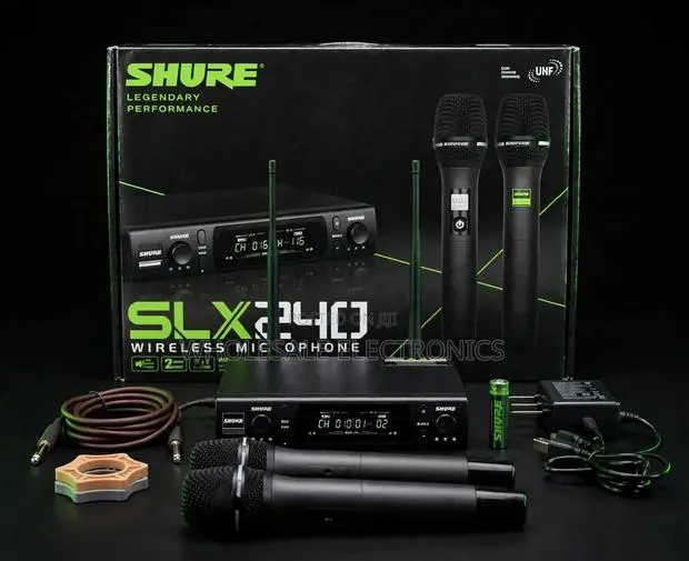 Shure SLX 240 Professional Dual Wireless Microphone System · Photo 1