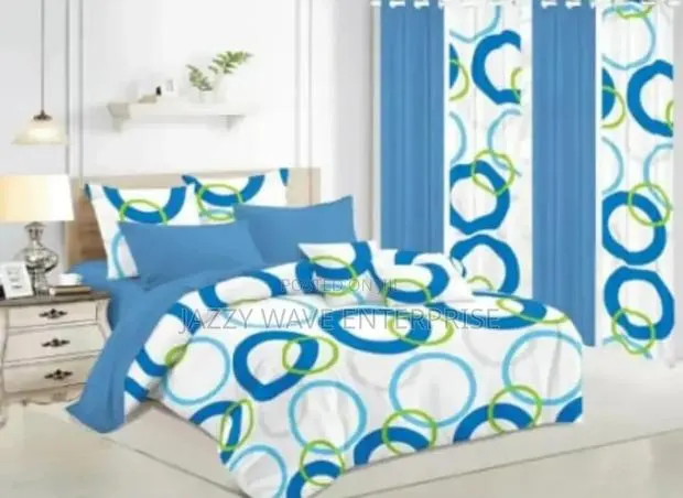 10 Set Bedsheet Plus 4 Curtains · Photo 1