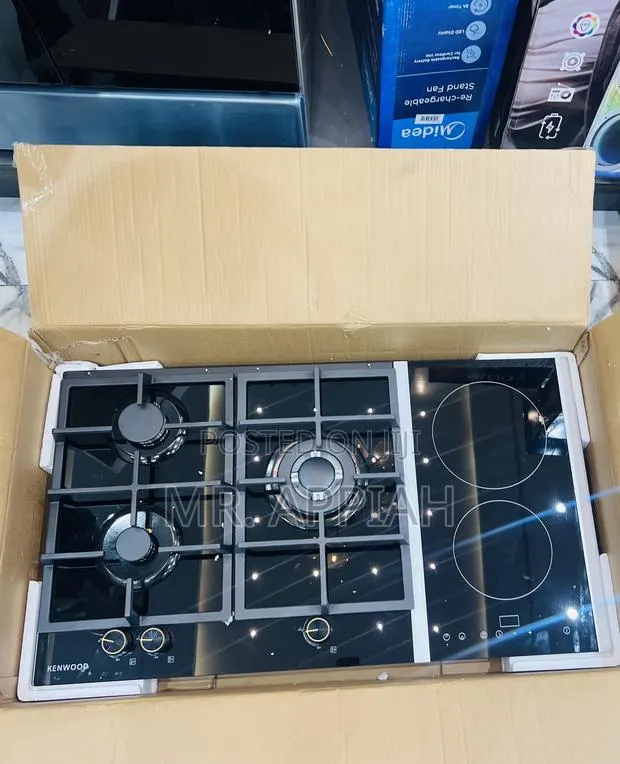 Classic Kenwood 90cm Inbuilt Tempered Glass 3 Gas + 2 Electric Hob. · Photo 1