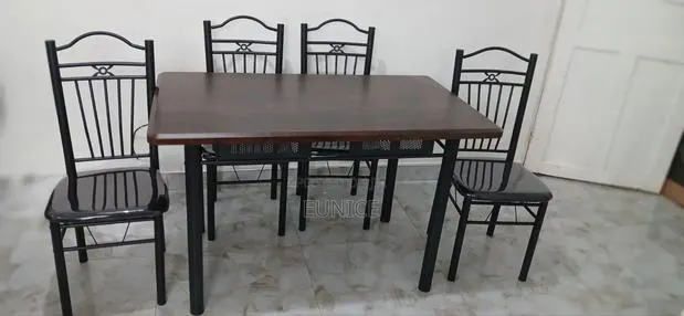 Wooden Dinning Table With Chairs · Photo 1