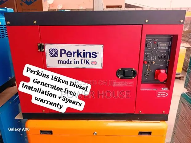 The Oracle Output Perkins Diesel Generator 18kva Silent Perkins · Photo 1