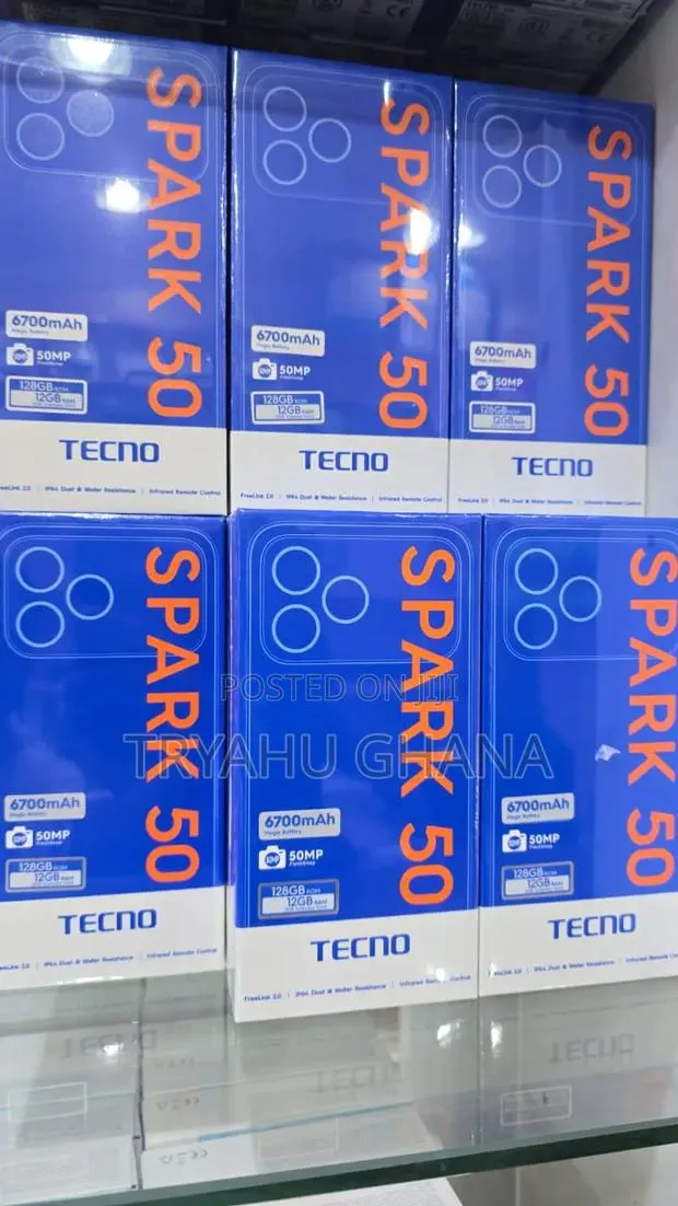 New Tecno Spark 50 128 GB Blue · Photo 1