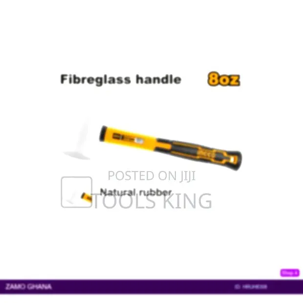 Rubber Hammer 8oz White - Hruh8308 · Photo 1