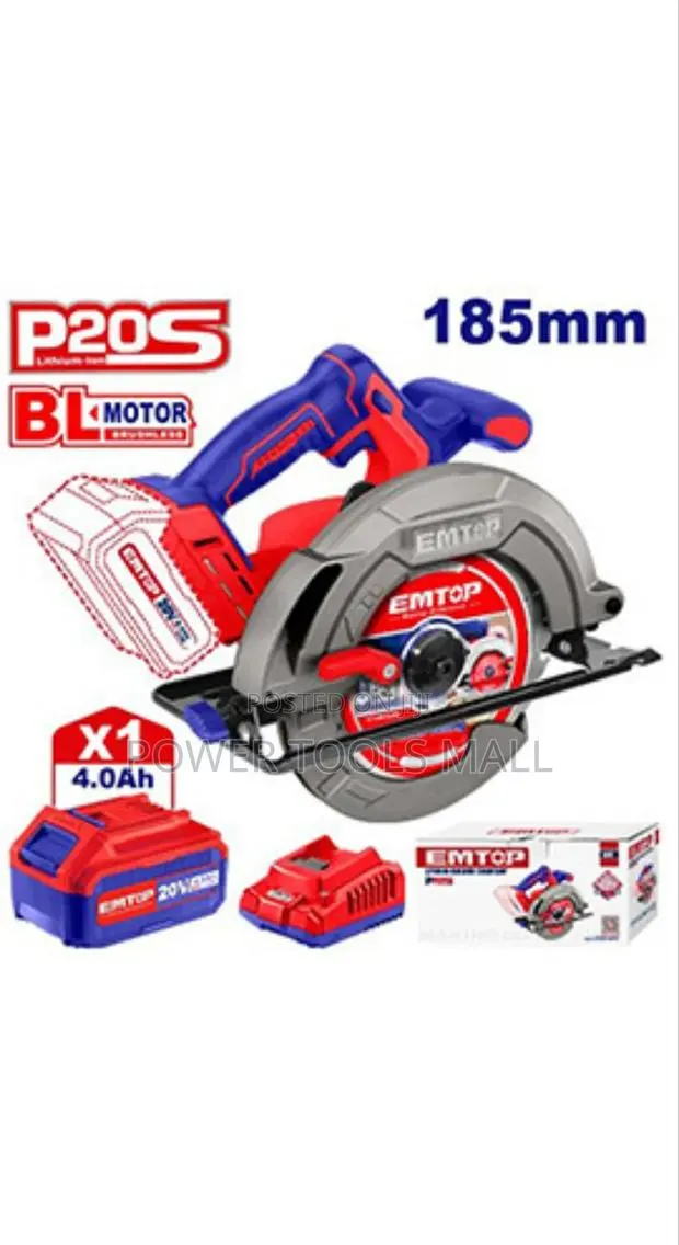 Cordless Circular Saw Emtop · Photo 1