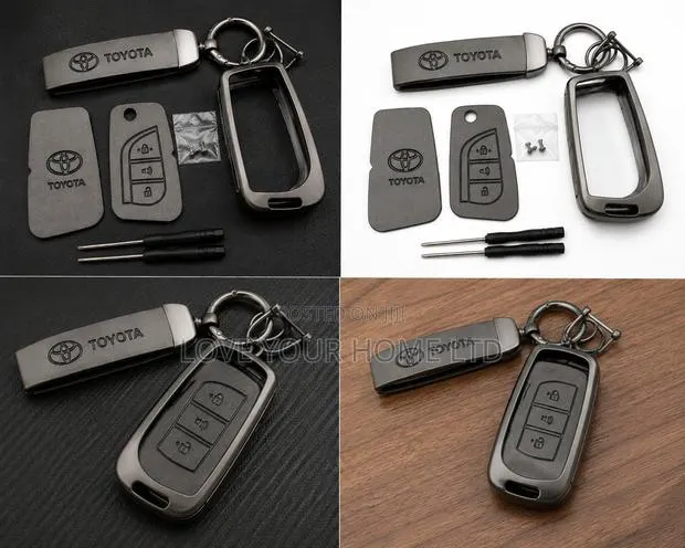 Toyota Smart Car Key Replacement Shell Kit With Metal Keychain · Photo 1
