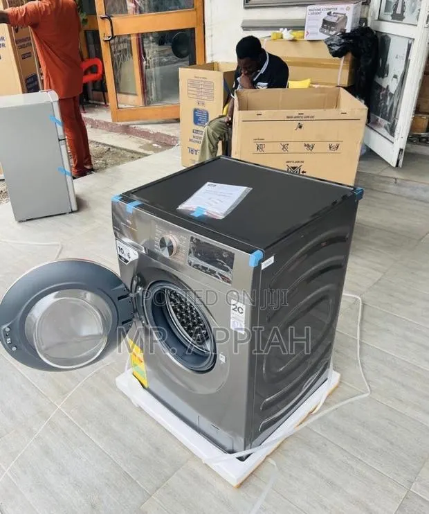 Get Premium TCL 10.5kg Front Load Washing Machine(Full Automatic)Gray. · Photo 1