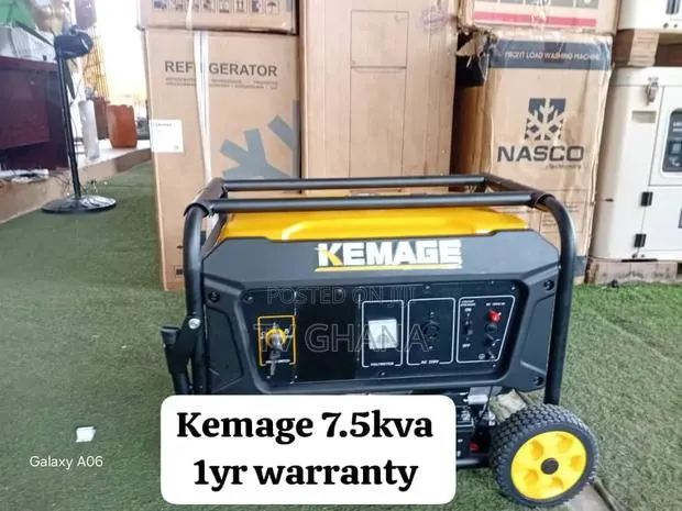 Kemage 7.5KVA 8500W Petrol Generator – Powerful Backup Power7.5kva · Photo 1