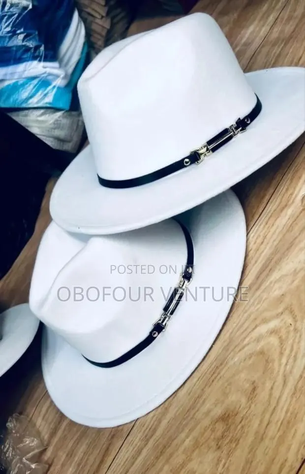 ANGEL WHITE FEDORA HAT Available for All Occasions 0.00 ANG · Photo 1